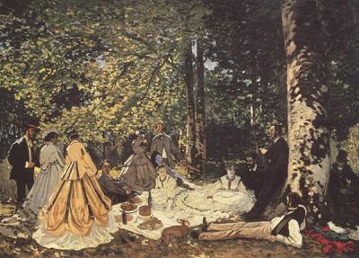 Claude Monet Dejeuner sur l'herbe(study) (nn02) China oil painting art
